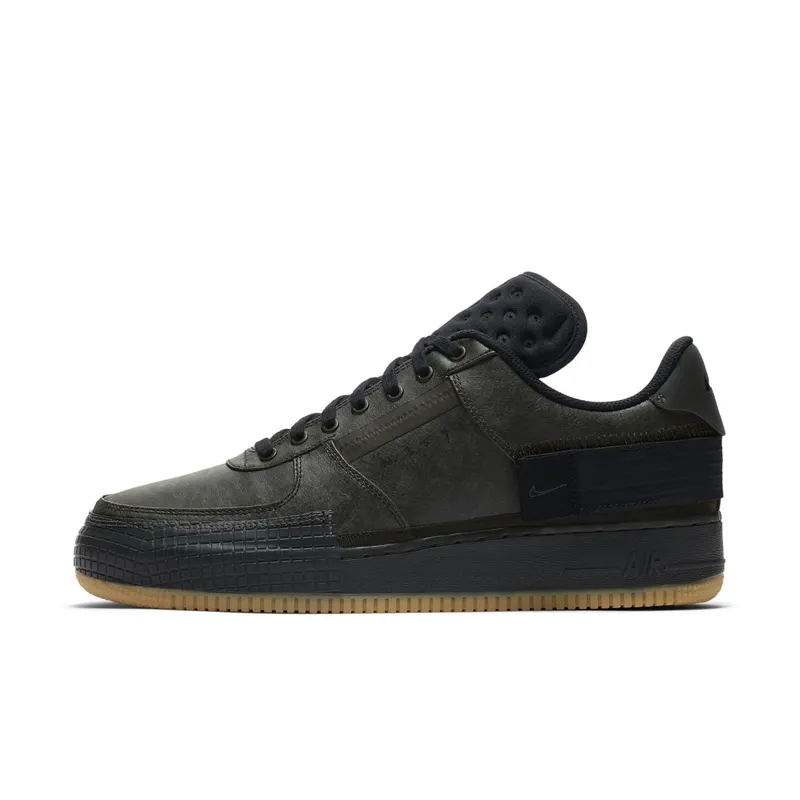 Nike Air Force 1 Type Black Gum Black/Anthracite-Dark Obsidian-Gum Medium Brown (CJ1281-001)