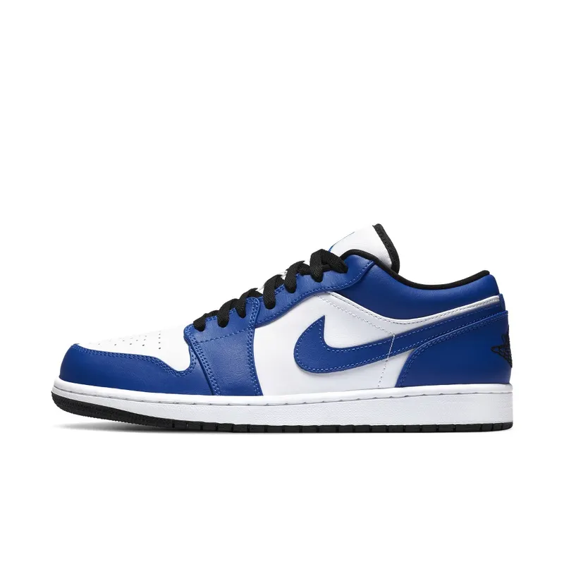 Jordan 1 Low Game Royal White/Game Royal-Black (553558-124)