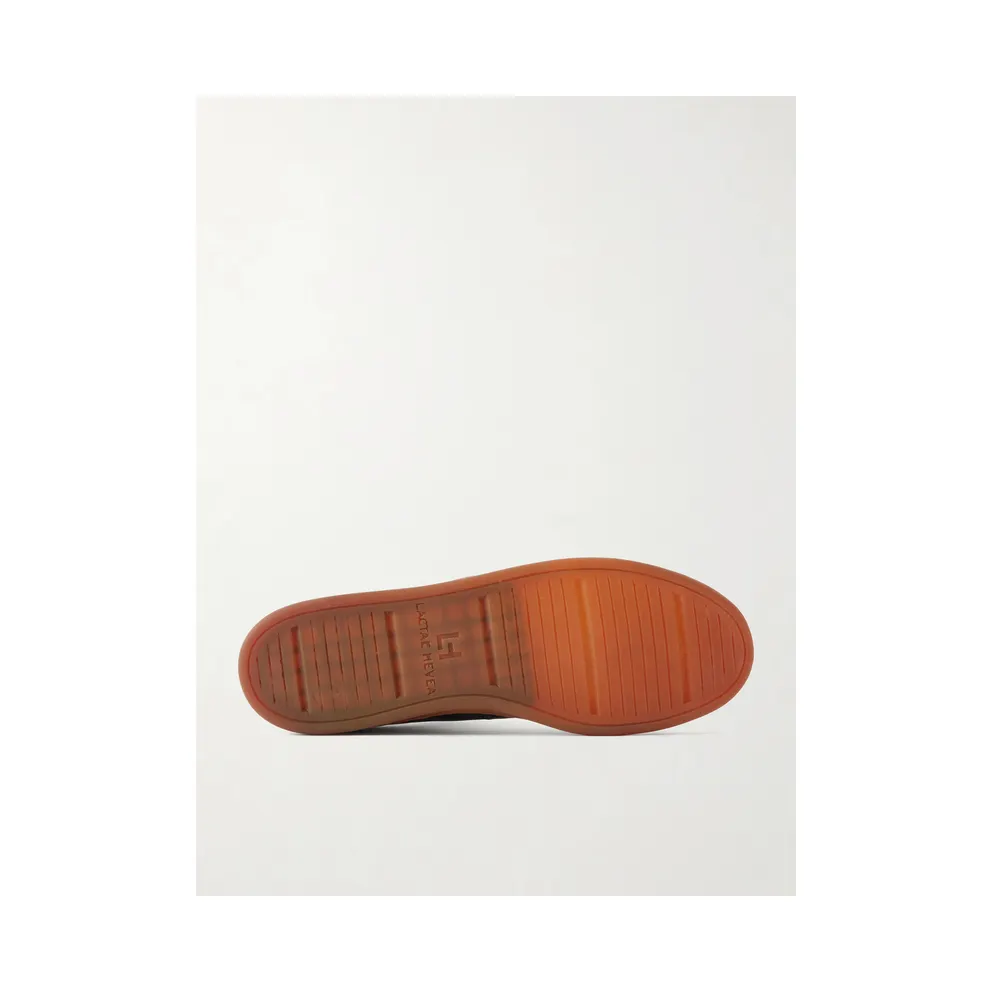 Officine Creative Militia 002 Suede-Trimmed Leather Black (OCUMILI002-CVCOM00000LC222)