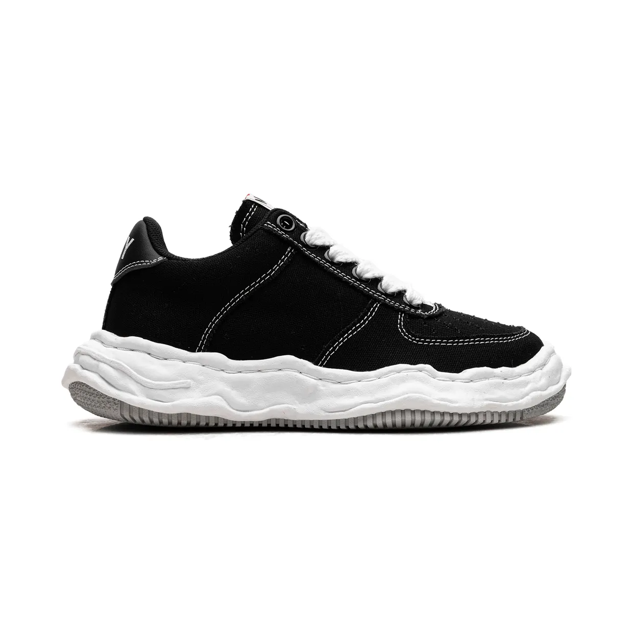 Maison Mihara Yasuhiro Wayne OG Sole Canvas Low “BLACK” (A10FW720-BLK) (5)