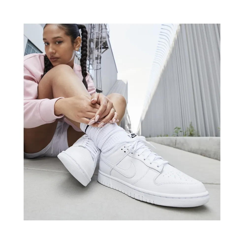 Nike Dunk Low Triple White (2021) (DD1503-109)