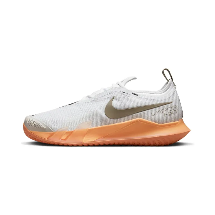 Nike Court React Vapor NXT White Apricot “White / Light Bone / Orange Trance / Khaki” (CV0724-103)
