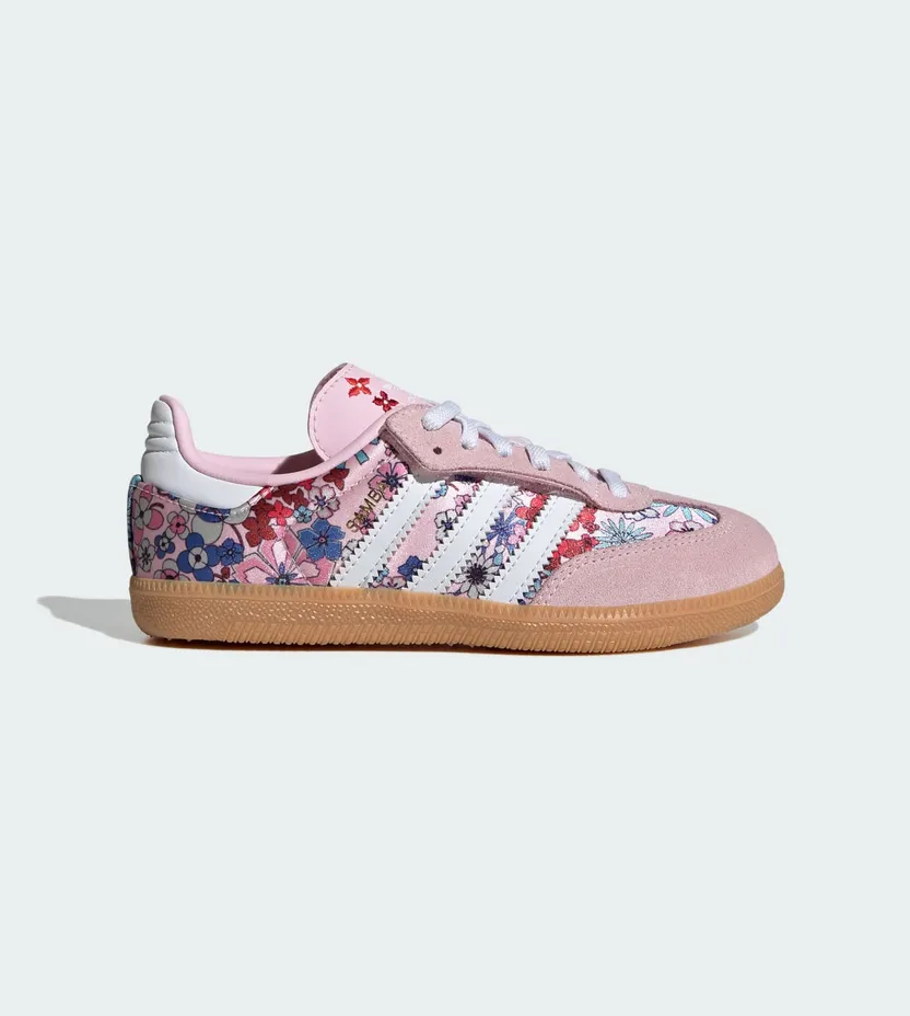 Adidas ADIDAS LIBERTY LONDON SAMBA OG COMFORT CLOSURE ELASTIC LACE SCHOENEN Clear Pink / Cloud White / Gum (JQ2007)