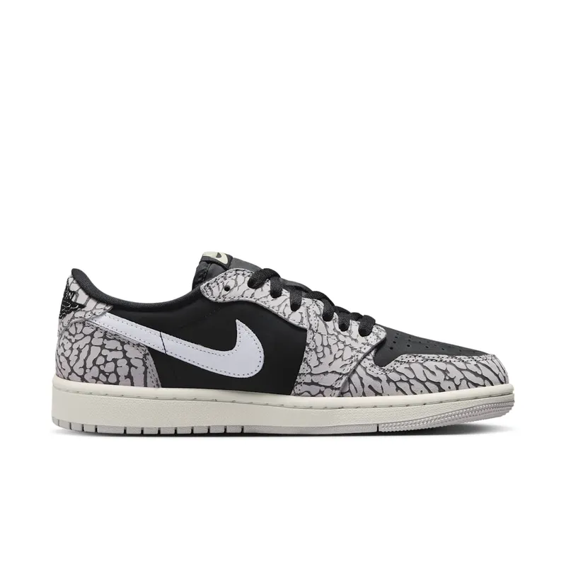 Jordan Air Jordan 1 Low “Black/Grey/White” (CZ0775-001)