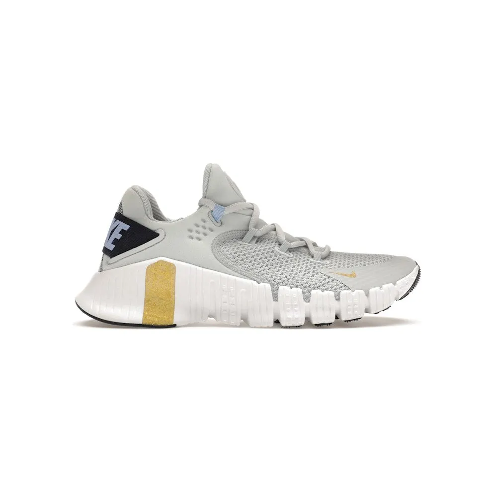 Nike Free Metcon 4 Pure Platinum Grey Gold White (CZ0596-049)