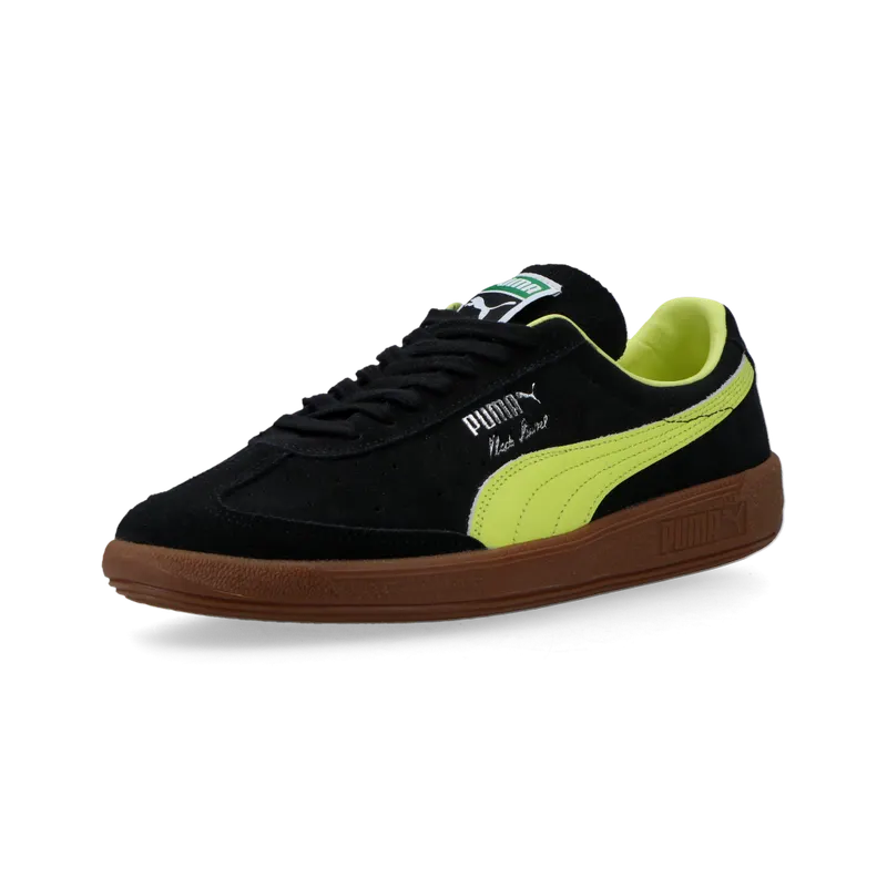 Men’s PUMA Vlado Stenzel Sued Black/Lemon Sherbert (383405-02)