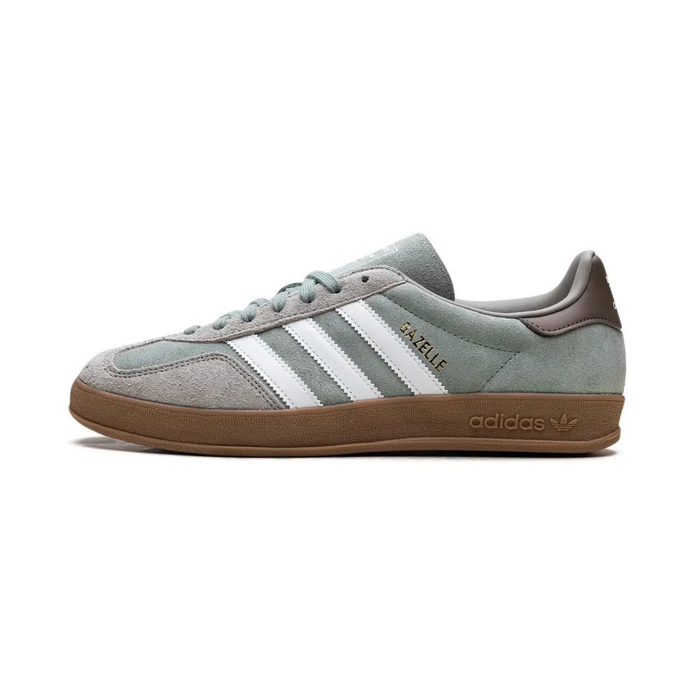 Adidas Gazelle Indoor “Silver Pebble Silver Green” (JI3526)