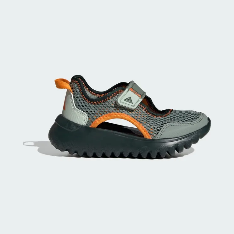 adidas Summerflex Shoes Kids “Silver Green / Crew Orange / Impact Orange” (IH8729)