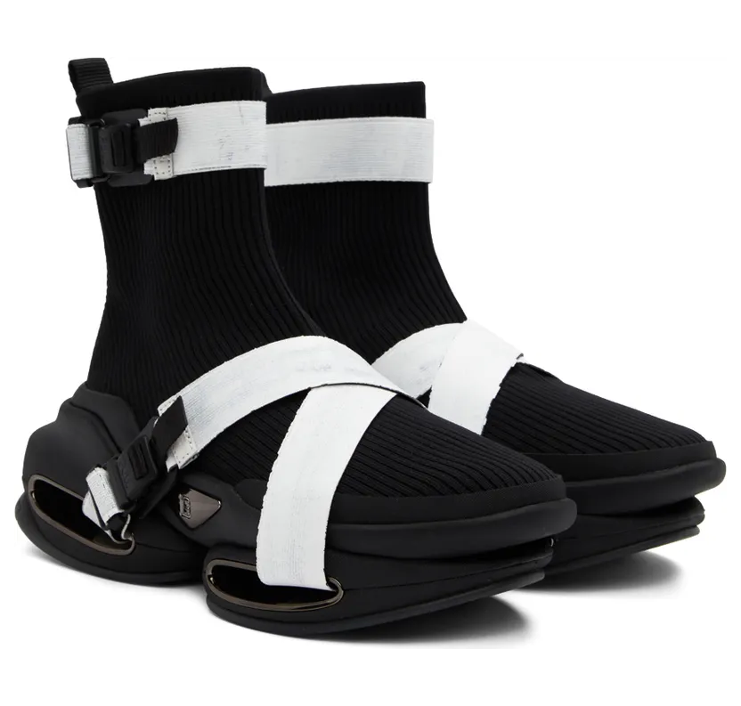 Balmain Black B-Bold Sneakers (XM0VH284TLKC) (4)