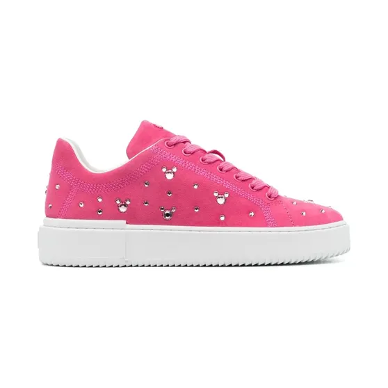 Stuart Weitzman aus Wildleder mit Kristallen “Pink” (SC863SUY)