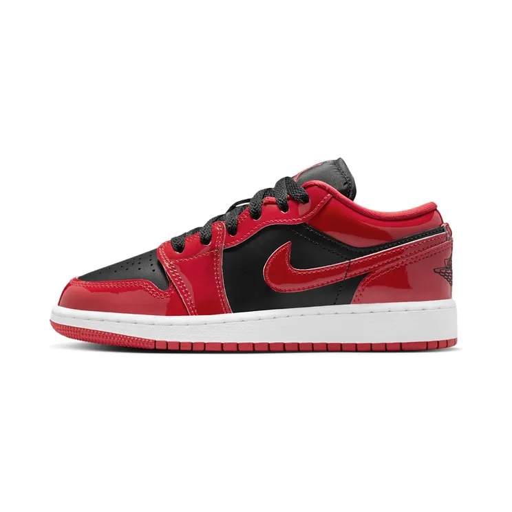 Air Jordan 1 Low SE GS “Patent Bred” (HV4396-006)