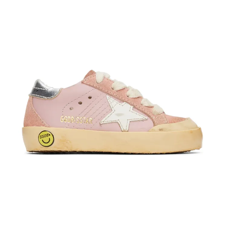 Golden Goose Baby Pink Super-Star Penstar Sneakers (GJF00175.F003182.25647)
