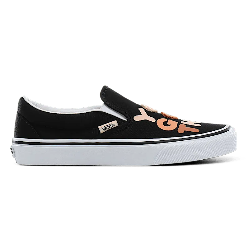 Vans Classic Slip-On ‘Breast Cancer Awareness – You Got This’ Black/True White (VN0A4BV3T4U)