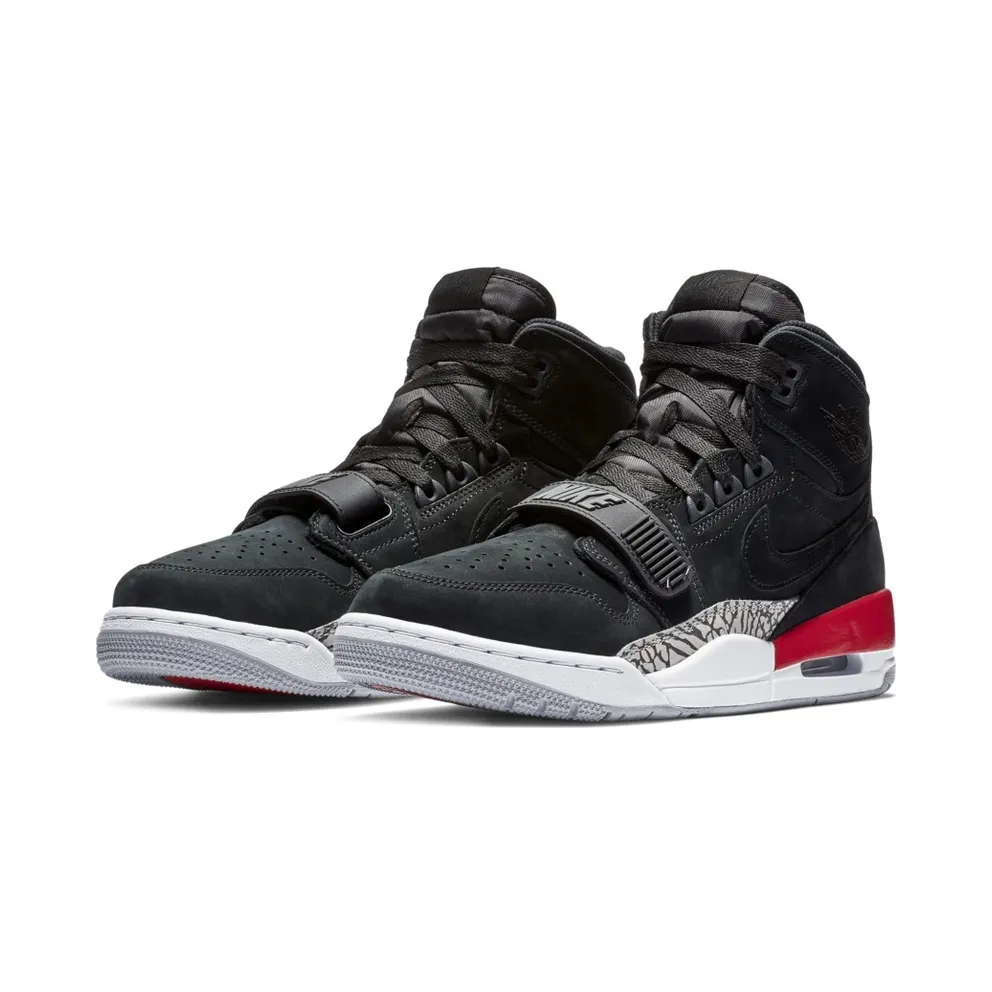 Jordan Legacy 312 Black Fire Red Black/Black-Fire Red (AV3922-060)