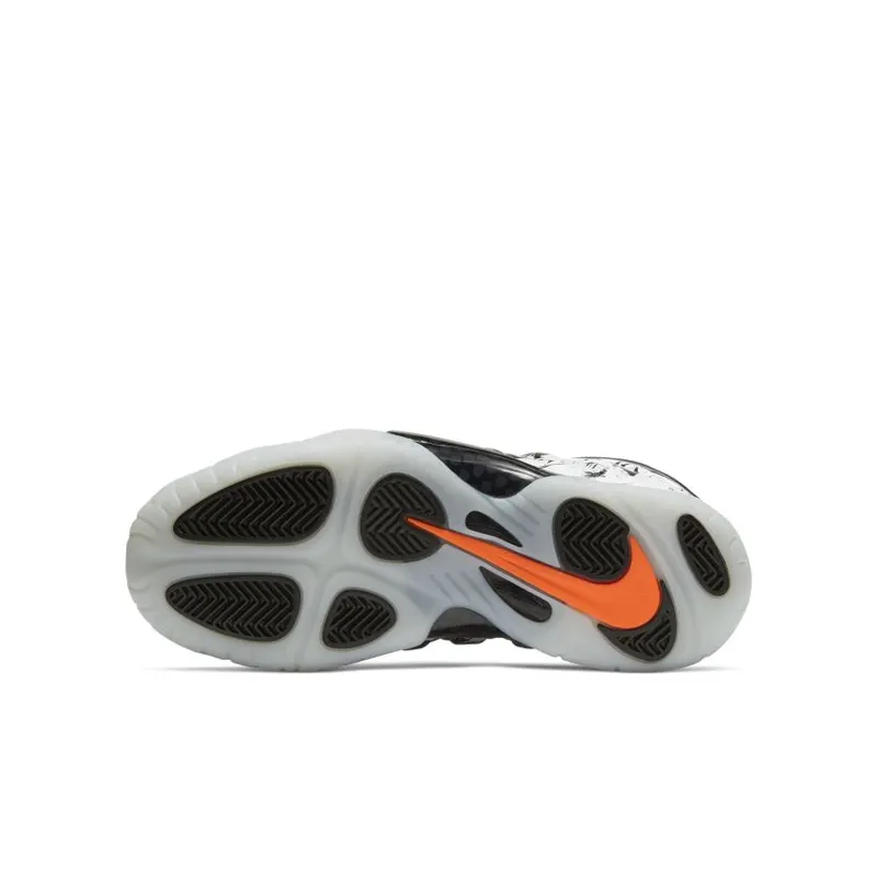 Nike Air Foamposite One Shattered Backboard (GS) Black/White-Total Orange (644791-011)