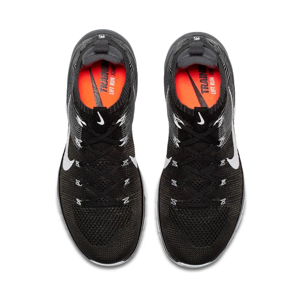 Nike Metcon DSX Flyknit 2 Black Grey White Black/Dark Grey-Wolf Grey-White (924423-010)