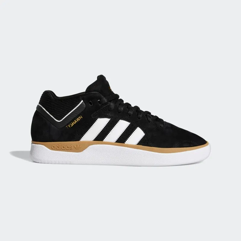 adidas Tyshawn Core Black / Cloud White / Gum (FY0441)