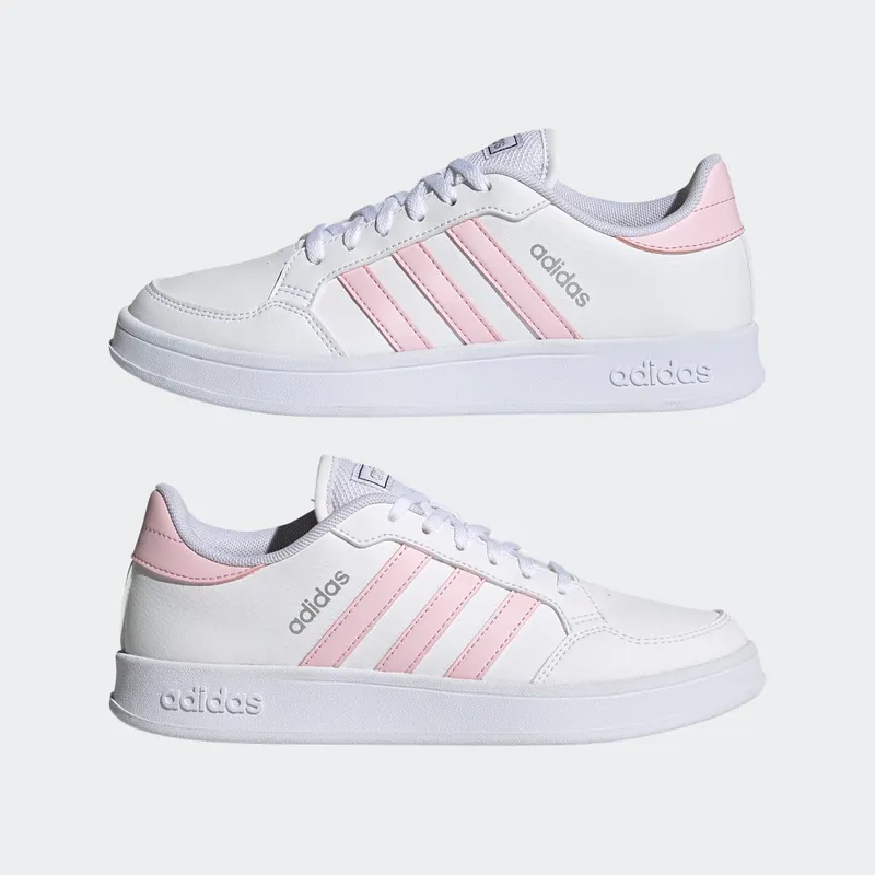 Adidas Breaknet Cloud White / Clear Pink / Silver Metallic (FZ2466)