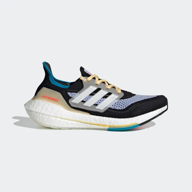 adidas Ultraboost 21 Core Black / Cloud White / Violet Tone (S23836)