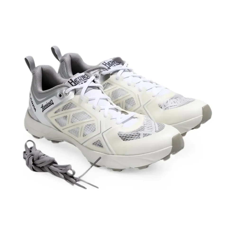 Herno Laminar mit Kontrasteinsätzen – White (SH002DLSHOE11000)