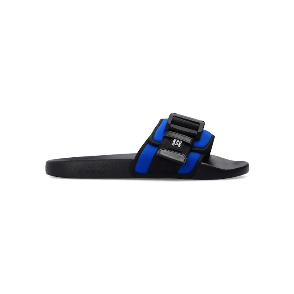 Burberry Fastener Slides Black Blue (8038831)