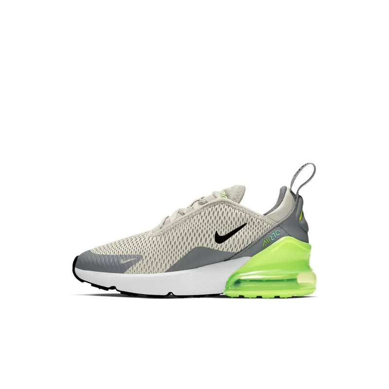 Nike Air Max 270 “Light Bone / Volt / Particle Grey / Black” (AO2372-030)