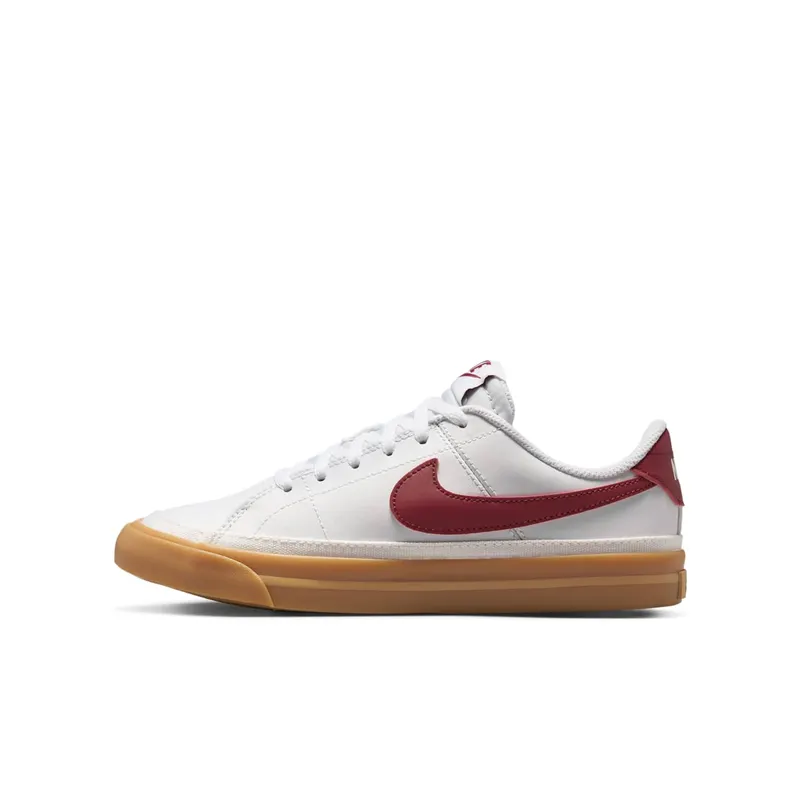 Nike Court Legacy White Gum Yellow Team Red (DA5380-132)
