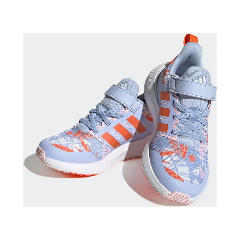 Adidas adidas x Disney FortaRun 2.0 Moana Cloudfoam Sport Running Elastic Lace Top Strap Blue Dawn / Semi Impact Orange / Cloud White (HP8999)