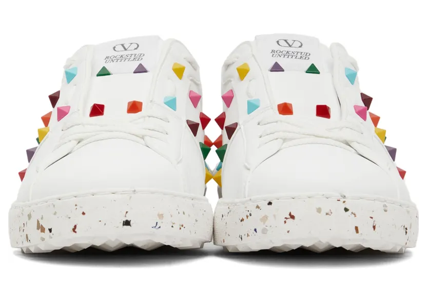 Valentino Garavani White & Multicolor Open For A Change Sneakers (XY2S0931PZQ) (2)