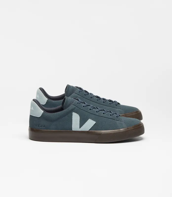 VEJA Campo suede nautico steel eagle sneakers – Blue (CP0322312)