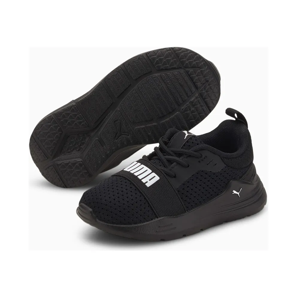 PUMA Wired Run Babies’ Black/White (374217-01)