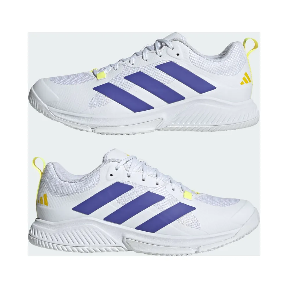Adidas Court Team Bounce 2.0 Cloud White / Solar Purple / Solar Lemon (KJ9649)
