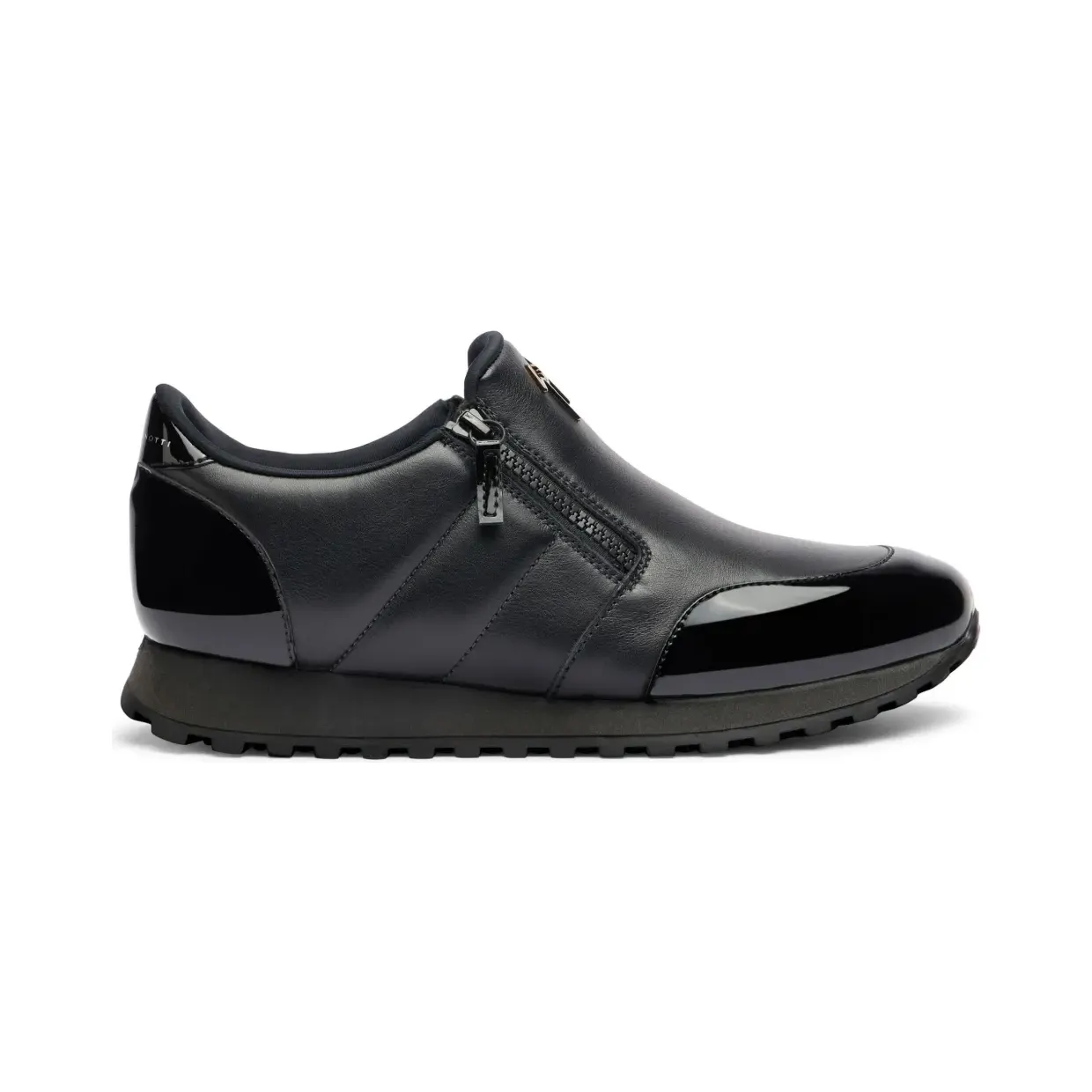 Giuseppe Zanotti Ilde Run mit doppeltem Reißverschluss “Black” (IU10058K19)