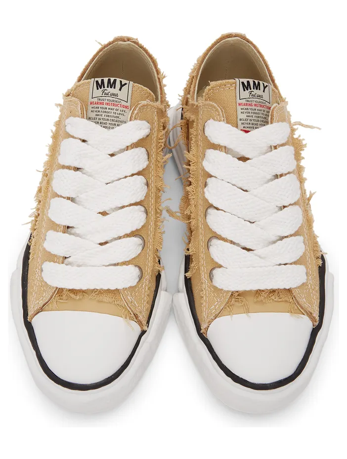Miharayasuhiro Beige Broken Peterson Low Sneakers (A08FW717) (5)