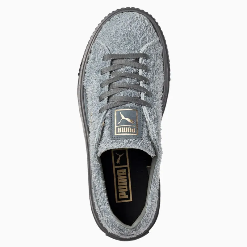 Puma SUEDE PLATFORM ELEMENTAL “GREY/STEEL GREY” (362224-02)