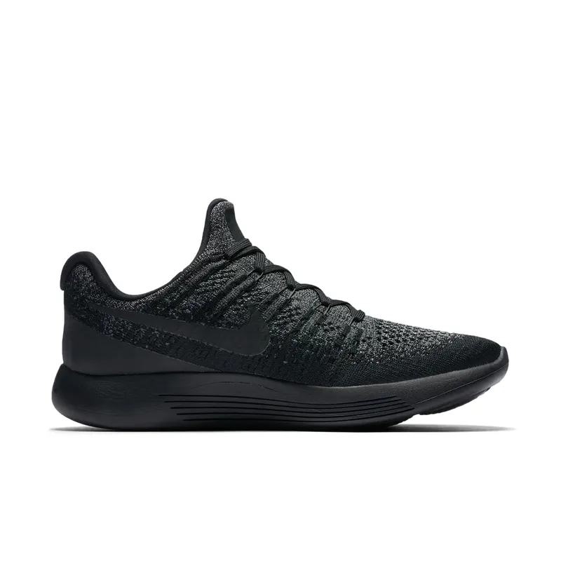 Nike Lunar Epic Low Flyknit 2 Black Dark Grey Black/Dark Grey-Racer Blue-Black (863779-004)
