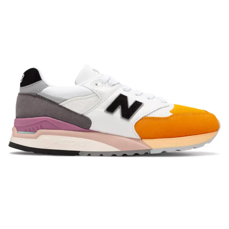 New Balance 998 Coastal Pack White/Orange/Black (M998PSD)