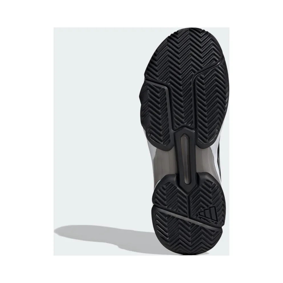 Adidas CourtJam Control 3 Tennis Shoes Core Black / Silver Metallic / Grey Four (ID2458)