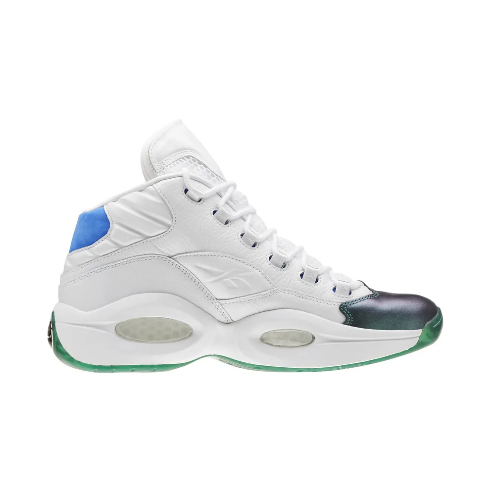 Reebok Question Mid Curren$y Jet Life Stem Green/Vital Blue-White-Purple Emperor (Other Brands Reebok)