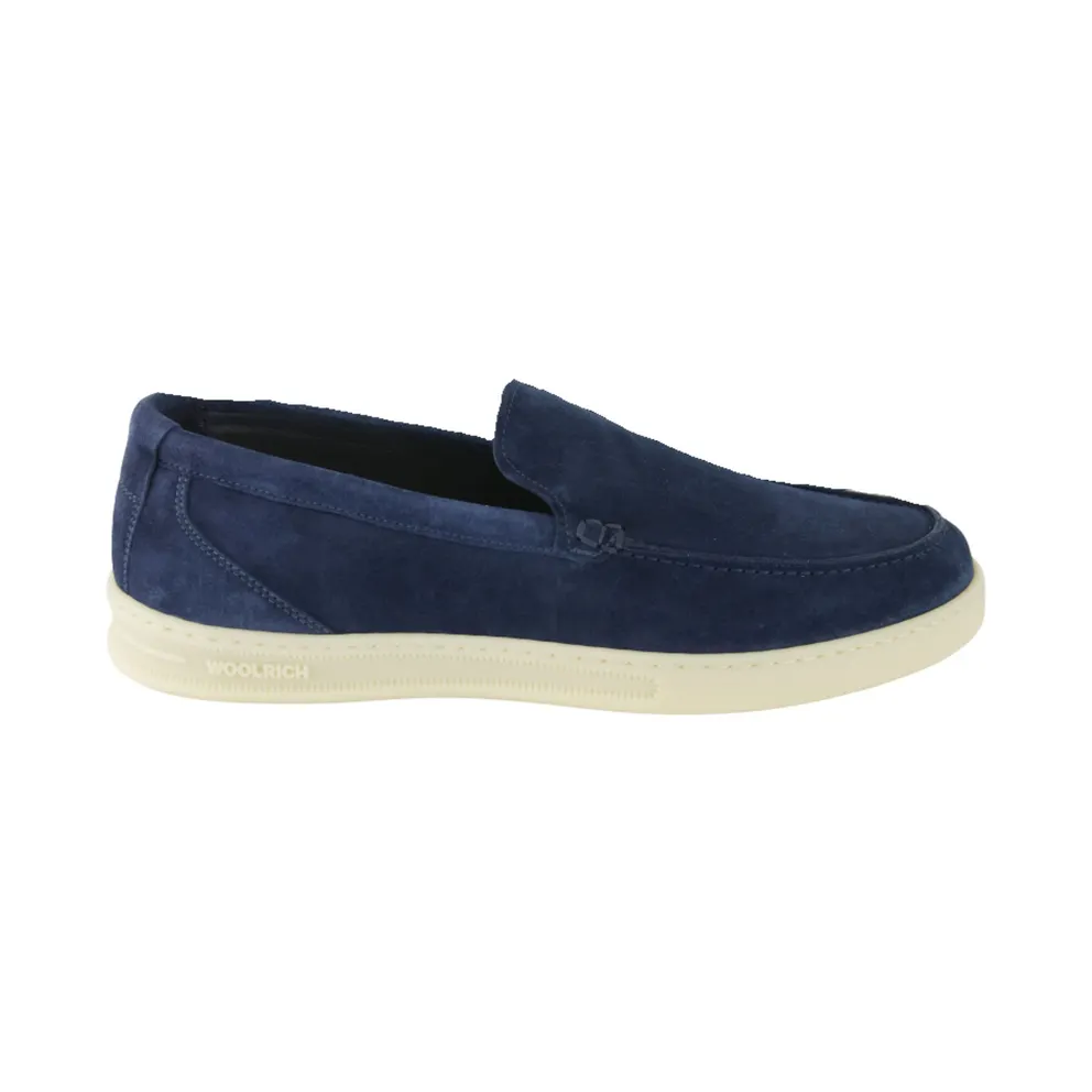 Woolrich Double Ut Slip.On Moccasin Blue