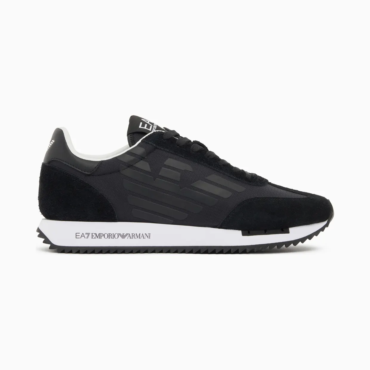 Armani Black And White In Nylon And Suede With Rubber Sole (7X000870-AF28085-MC666)