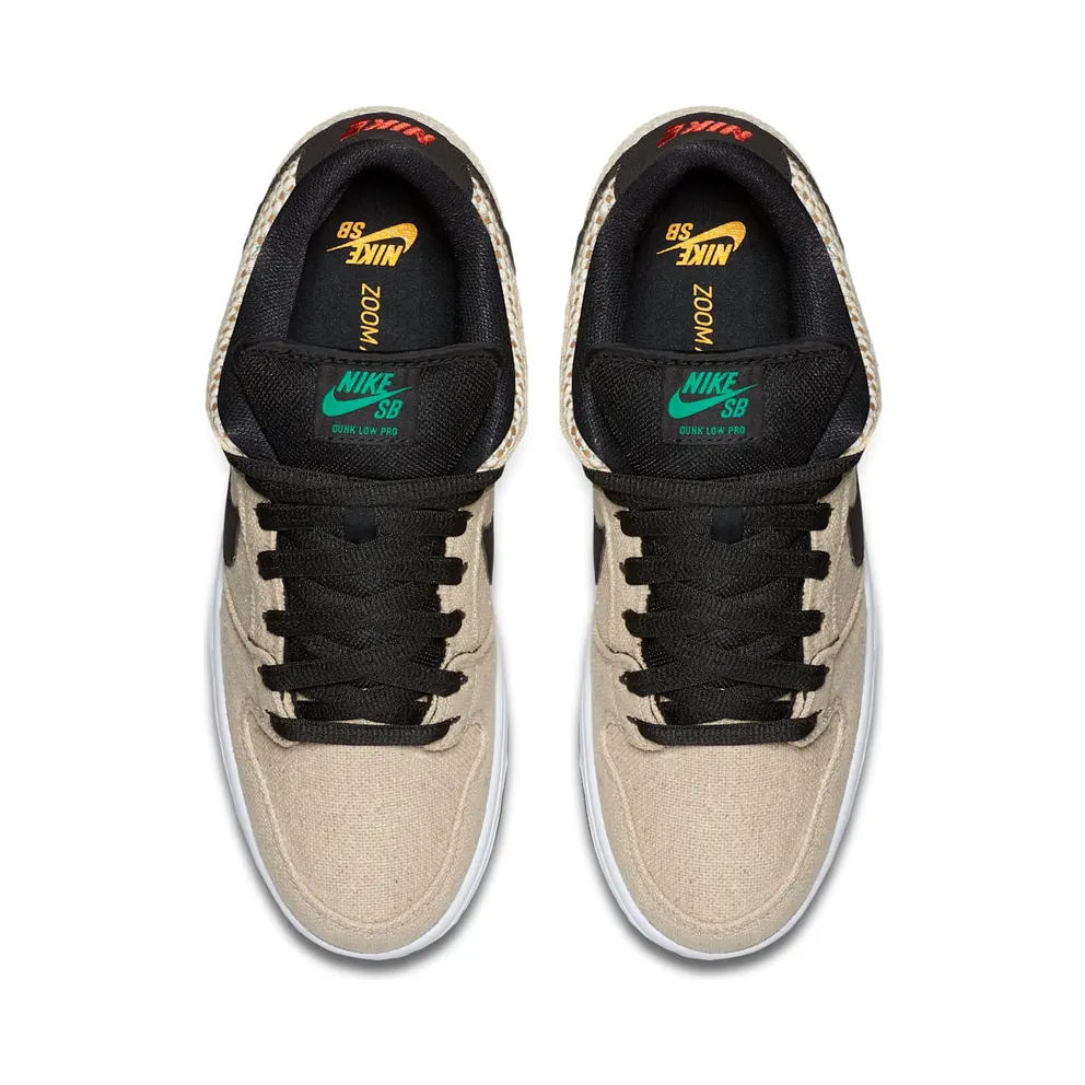 Nike Dunk SB Low 420 Bamboo/White-Challenge Red-Black (313170-206)