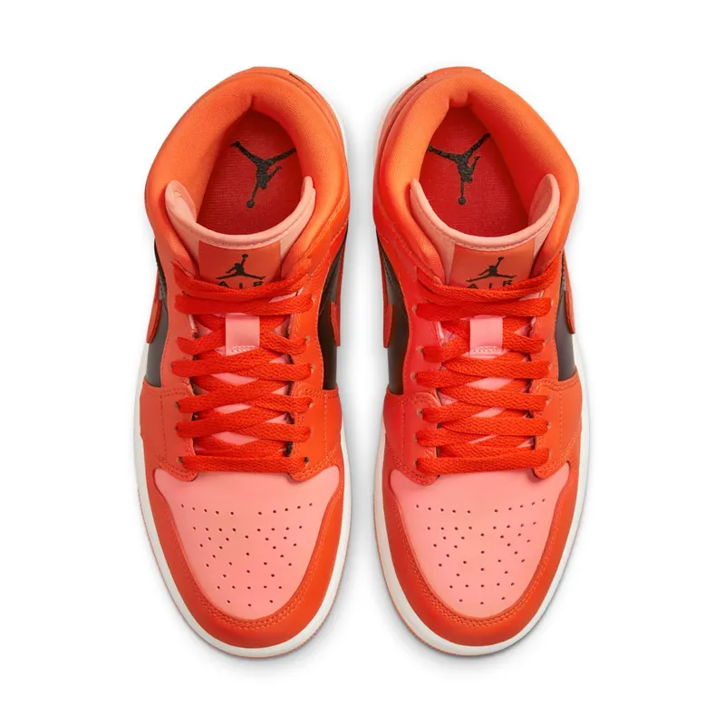 Air Jordan 1 Mid Orange Black (DM3381-600)
