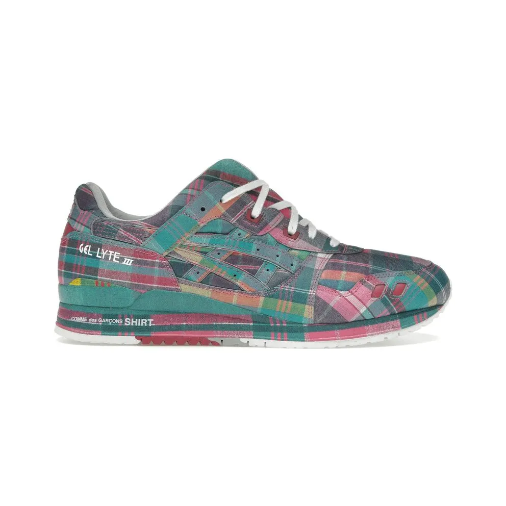 ASICS Gel-Lyte III ’07 Remastered Comme des Garçons SHIRT Pink Plaid (1203A824-700)