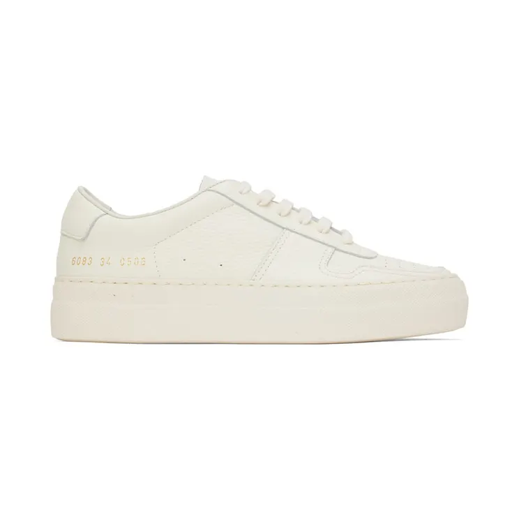 Common Projects White Summer Edition BBall Low Sneakers (6083)