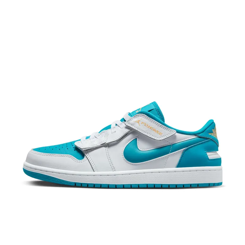 Jordan 1 Low FlyEase White Aquatone Celestial Gold (DM1206-174)