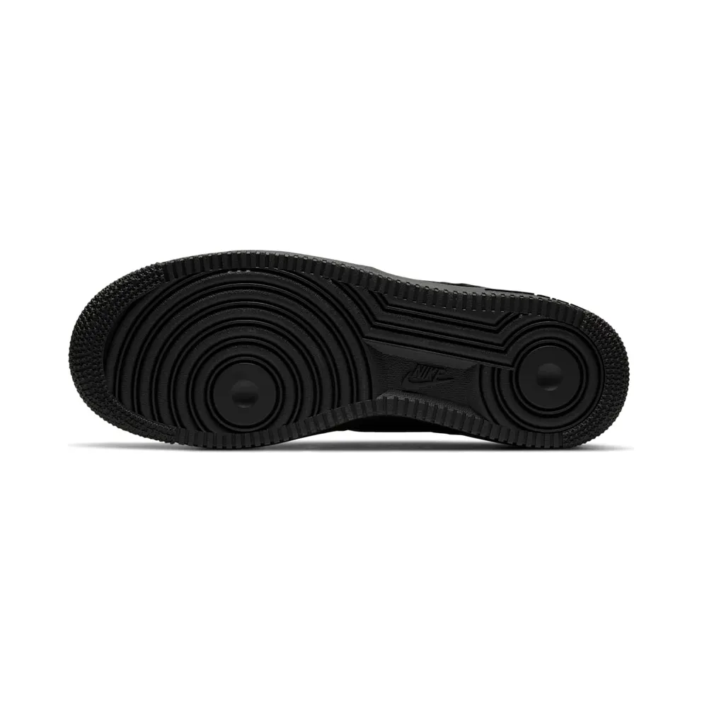 Nike Air Force 1 Low Triple Black (White Tongue) Black/Black-Black (CJ1607-001)