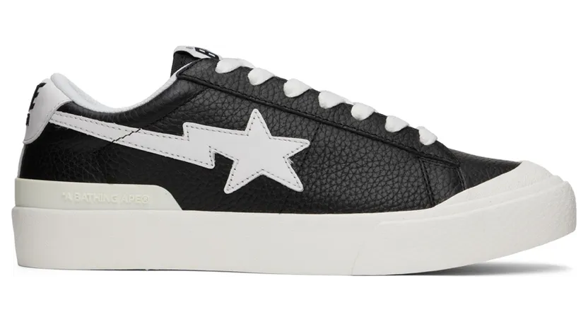 BAPE White Mad Sta Sneakers (001FWI201014I)