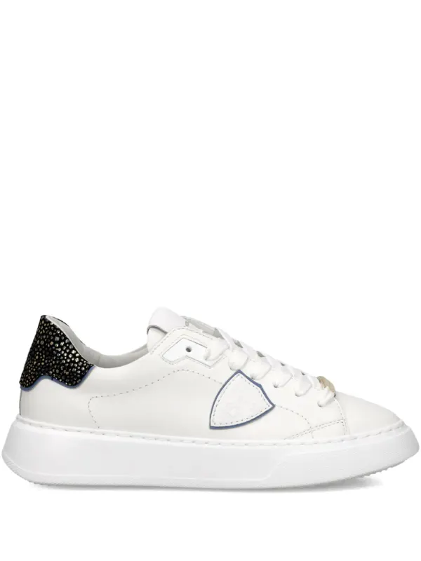 Philippe Model Paris Temple mit Leopardenprint – White (BTLDVML2)
