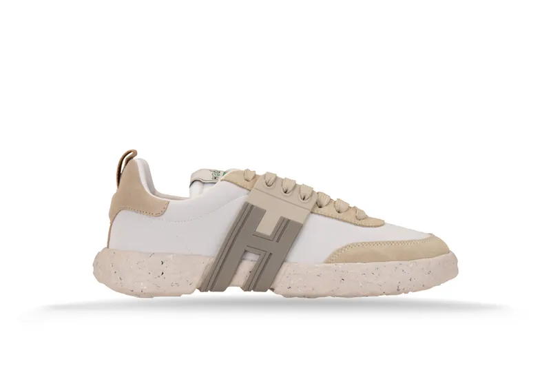 Hogan Midi Platform “White/Sand” (H5W5900DX00 3EM)